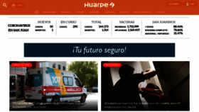 What Diariohuarpe.com website looked like in 2022 (3 years ago)