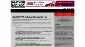 What Deathbycaptcha.com website looked like in 2022 (2 years ago)