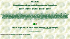 What Deun.de website looked like in 2022 (2 years ago)
