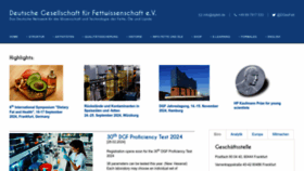 What Dgfett.de website looked like in 2024 (1 year ago)