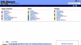 What Dslreports.com website looked like in 2024 (1 year ago)
