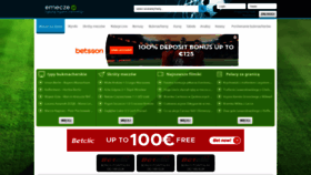 What Emecze.pl website looked like in 2020 (4 years ago)