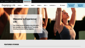 What Experiencelife.com website looked like in 2021 (4 years ago)