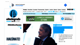 What Ecuadortv.ec website looked like in 2021 (3 years ago)