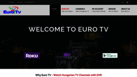 What Eurotv.ca website looked like in 2022 (2 years ago)