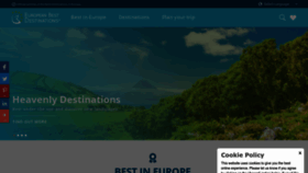 What Europeanbestdestinations.com website looked like in 2023 (2 years ago)