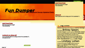What Fundumper.com website looked like in 2011 (14 years ago)