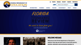 What Fldoe.org website looked like in 2019 (6 years ago)