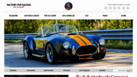 What Factoryfive.com website looked like in 2020 (5 years ago)