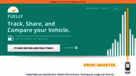 What Fuelly.com website looked like in 2022 (3 years ago)
