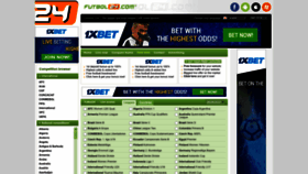 What Futbol24.com website looked like in 2023 (1 year ago)