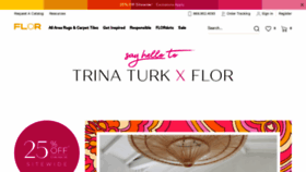 What Flor.com website looked like in 2024 (1 year ago)