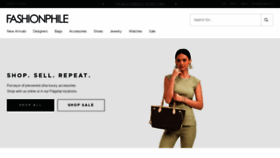 What Fashionphile.com website looked like in 2024 (1 year ago)