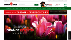 What Grangecoop.com website looked like in 2021 (4 years ago)