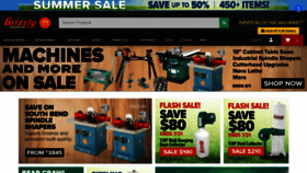 What Grizzly.com website looked like in 2022 (2 years ago)