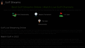 What Golfstreams.me website looked like in 2022 (2 years ago)