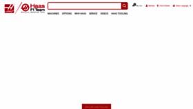 What Haascnc.com website looked like in 2021 (4 years ago)