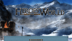 What Heroesworld.ru website looked like in 2023 (2 years ago)