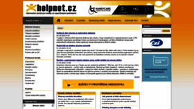 What Helpnet.cz website looked like in 2023 (2 years ago)