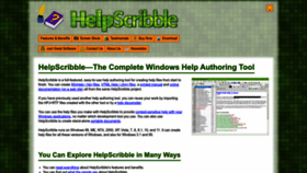 What Helpscribble.com website looked like in 2024 (1 year ago)
