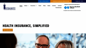 What Insurewithintegrity.com website looked like in 2022 (3 years ago)