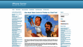 What Iphonesavior.com website looked like in 2023 (1 year ago)
