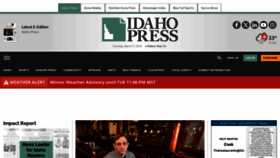 What Idahopress.com website looked like in 2024 (1 year ago)