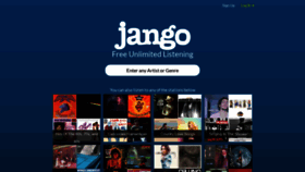 What Jango.com website looked like in 2021 (4 years ago)
