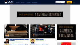 What Jus.com.br website looked like in 2023 (2 years ago)