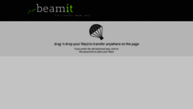 What Justbeamit.com website looked like in 2023 (1 year ago)