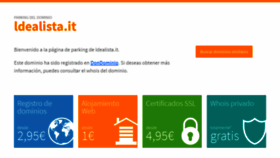 What Ldealista.it website looked like in 2022 (3 years ago)