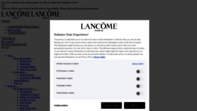 What Lancome.co.uk website looked like in 2022 (2 years ago)