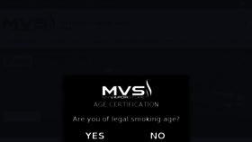 What Myvaporstore.com website looked like in 2018 (7 years ago)