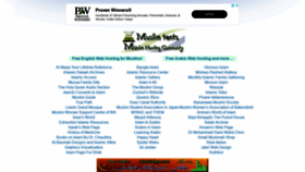 What Muslimtents.com website looked like in 2020 (5 years ago)
