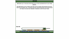 What Myproxysite.org website looked like in 2020 (4 years ago)