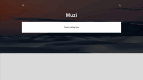 What Muzi.com website looked like in 2020 (4 years ago)