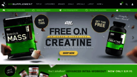 What Mrsupplement.com.au website looked like in 2020 (4 years ago)