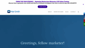 What Marismith.com website looked like in 2022 (3 years ago)