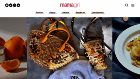 What Mamagirl.jp website looked like in 2022 (2 years ago)