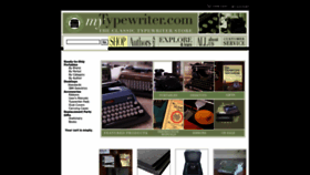 What Mytypewriter.com website looked like in 2022 (2 years ago)