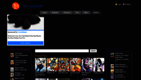 What Mangasaki.com website looked like in 2022 (2 years ago)