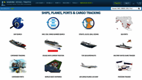What Marinevesseltraffic.com website looked like in 2023 (2 years ago)