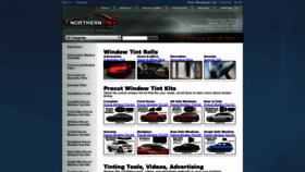 What Northerntint.com website looked like in 2018 (6 years ago)