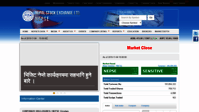 What Nepalstock.com website looked like in 2019 (5 years ago)