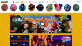 What Nickjr.co.uk website looked like in 2020 (4 years ago)