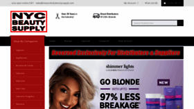 What Newyorkcitybeautysupply.com website looked like in 2021 (3 years ago)