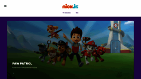 What Nickjr.co.uk website looked like in 2023 (1 year ago)