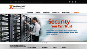 What Ontime360.com website looked like in 2020 (5 years ago)