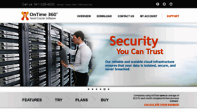 What Ontime360.com website looked like in 2021 (4 years ago)