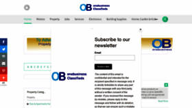What Onebusiness.co.zw website looked like in 2021 (3 years ago)